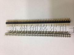 双排针 镀金0.8U 环保 间距2.54MM 2X40P