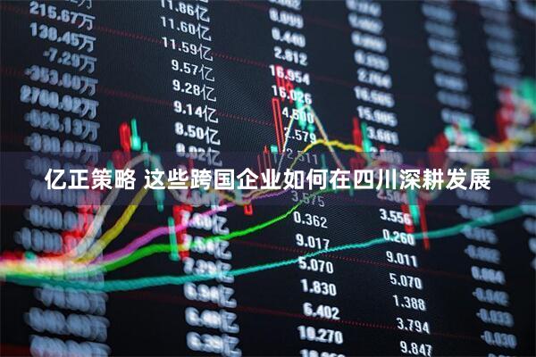 亿正策略 这些跨国企业如何在四川深耕发展